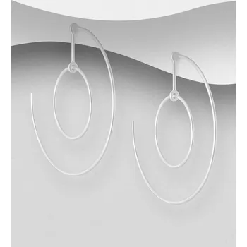 Náušnice Náušnice ze stříbra 925 s kruhovým zapínáním