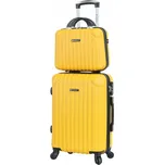 Sada malý kufr s cestovním kufříkem 55x40x23 ABS 40l