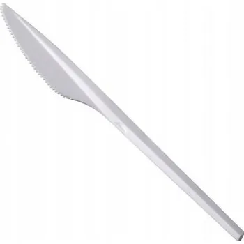 Jednorázové nádobí NŮŽ BÍLÝ EKONOMICKÝ PS BAL. 100 KS