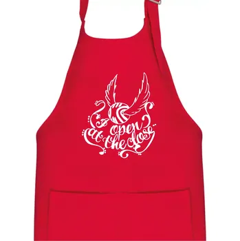 Kuchyňská zástěra Harry - Zlatonka - Dětská zástěra na vaření - Univerzální velikost ( Červená )