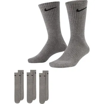 Pánské ponožky Ponožky Nike Everyday Cotton Cushioned Crew 3P Šedý (38-42)