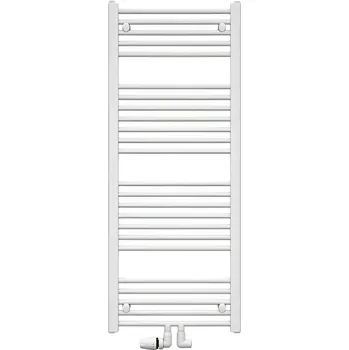 Radiátor Korado Těleso koupelnové trubkové Koralux Linear Classic KLCM 700/450, výkon 255 W, středové připojení, barva silber RAL 9006