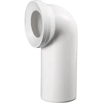 Bruckner - Koleno 90° dopojení k WC 11 cm bílá