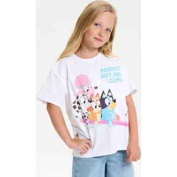 Sinsay - Tričko s krátkým rukávem Bluey - bílá - 068GA-00X - 068GA-00X-140