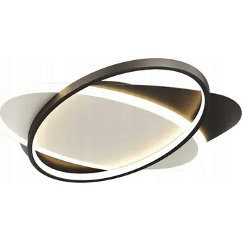 LED STROPNÍ SVÍTIDLO STROPNÍ SVÍTIDLO , ZÁVĚSNÉ LUSTRY, ČERNÁ BÍLÁ, TEPLÁ BARVA 51 CM