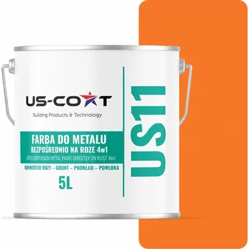 barva na kov Barva na kov US-Coat antikorozní oranžová RAL2003 mat 5 l