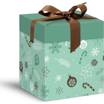 Vánoce MFP krabička dárková vánoční 12x12x15cm 5370600