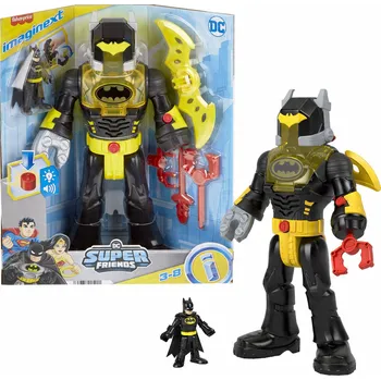 Fisher-Price Imaginext DC Super Friends Batman Toys Insider & Exo Suit 12 ks