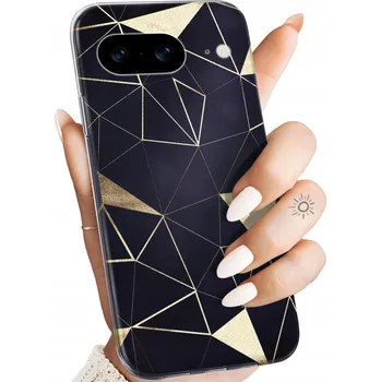 Pouzdro na mobilní telefon Zadní Kryt Hello Case pro Google Pixel 8, zlatý