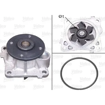 Chladič motoru Vodní čerpadlo, chlazení motoru VALEO 506962