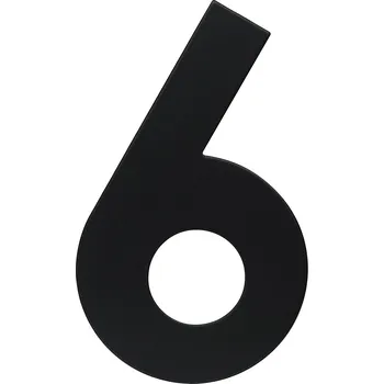 RICHTER CZECH Nerezová číslice Richter RN.120L.CE černá číslo: 6