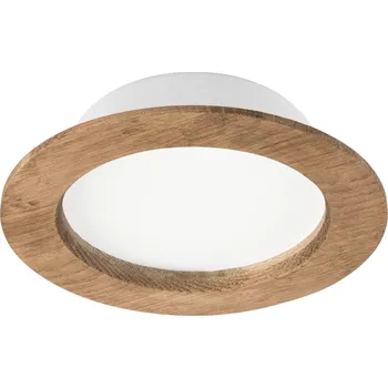 LED Podhledové svítidlo WOODY SPOT LED/12,5W/230V 3000K ořech pr. 16 cm
