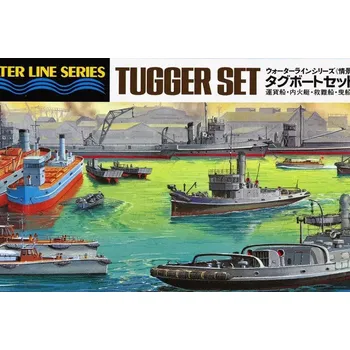 Plastikový model 1:700 Scenery Accessory Tugger Set (Water Line Series)