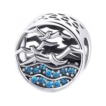 Přívěsek Přívěsek stříbro pláž moře rackové stříbro 925