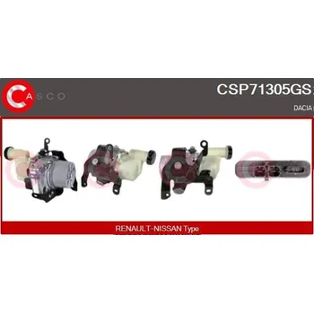 Posilovač řízení Hydraulické čerpadlo, řízení CASCO CSP71305GS