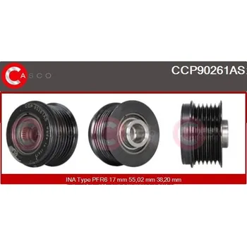 Řemenice, generátor CASCO CCP90261AS