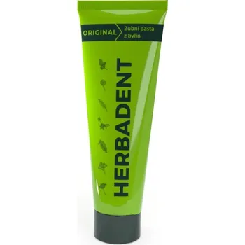 zubní pasta Herbai HERBADENT ORIGINAL Zubní pasta z bylin 100 g bez krabičky Přírodní bylinná zubní pasta bez krabičky pro ekologickou péči