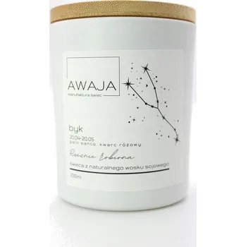 Svíčka SOJOVÁ SVÍČKA ZODIAK BÝK