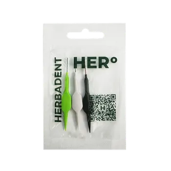 Zubní kartáček Herbai HERBADENT HERo mezizubní kartáčky testovací sada Značka: Herbadent Testovací sada mezizubních kartáčků pro ideální výběr