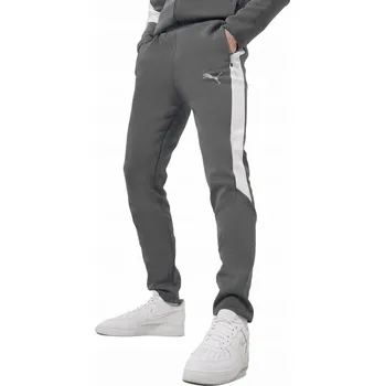 Tepláky Puma bavlněné šedé L