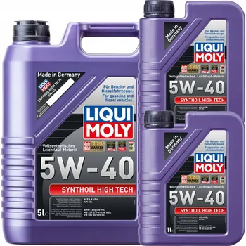 Motorový olej Motorový olej Liqui Moly 5 l 5W-40