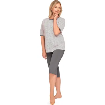 Pánské pyžamo Pyžamo Martel 268 Aneta I cr/r M-3XL dámské grafit M