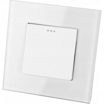 vypínač Jednoduchý vypínač zap/vyp bílý, sada s rámečkem MIUUN
