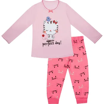 Dívčí pyžamo Dívčí pyžamo - Wolf S2251, růžová Barva: Růžová, Velikost: 104