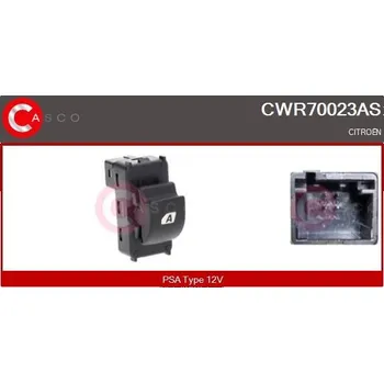 Spínač, zvedací zařízení oken CASCO CWR70023AS