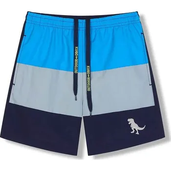 Chlapecké oblečení CHLAPECKÉ PLAVKY/ KOUPACÍ KRAŤASY E0288-VELIKOSTI 98-128 Velikost: 110, Barva: Tyrkysová/ šedo/ tm.modrá