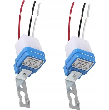 Vrták Soumrakový spínač 12V 10A, soumrakové čidlo, 2ks