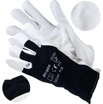 Pracovní rukavice Pracovní rukavice 24h-BOZP kožené kozí 9 - L krátké se stahovací gumou CE