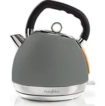 Nedis KAWK520EGY − Rychlovarná konvice 1,8 l 1850-2200W/230V šedá