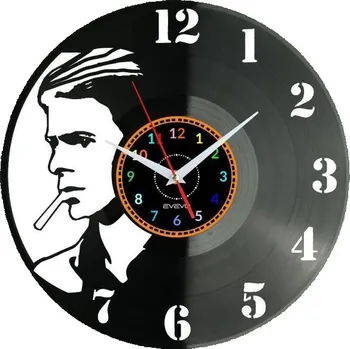 Hodiny David Bowie Nástěnné Hodiny Vinylová Deska Moderní Dekorace