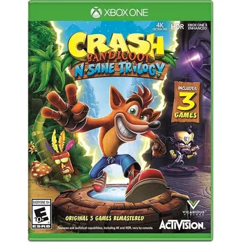 Hra pro Xbox CRASH BANDICOOT N. SANE TRILOGY KOD Xbox One digitální verze