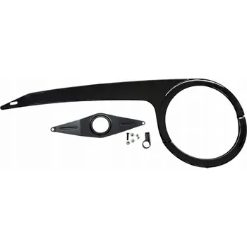 Kryt řetězu pro kliky 42-44T + držák, černý