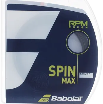 Struna na výplet tenisové rakety Tenisový výplet Babolat RPM Rough (12 m) Černý (1.30 mm)