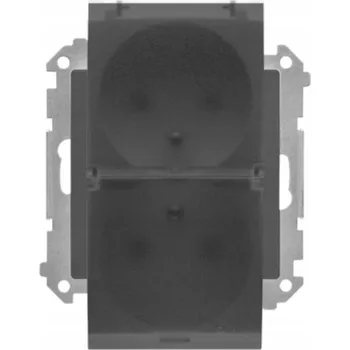 Elektrická zásuvka Elektrická Zásuvka hermetická Kontakt-simon šedá