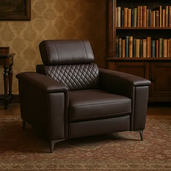 Křeslo Kožené křeslo GARRY