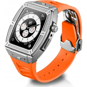 Řemínek na hodinky Oranžový řemínek RYUEUYA pro Apple