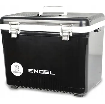 Lednice Chladnička Turistická lednice Engel 19qt odolná a těsná ČERNÁ