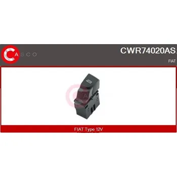 Spínač, zvedací zařízení oken CASCO CWR74020AS