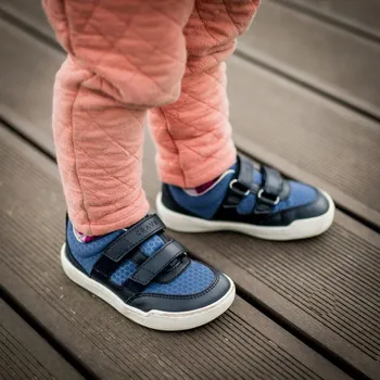 Dívčí tenisky CRAVE CATBOURNE 2.0 Dark Blue | Dětské barefoot tenisky - 33