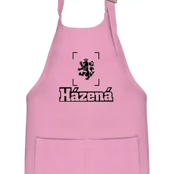 Kuchyňská zástěra Národní házená lev - Dětská zástěra na vaření - Univerzální velikost ( Růžová )