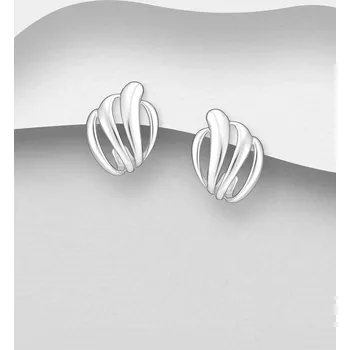 Náušnice Náušnice ze stříbra 925 s push-back efektem