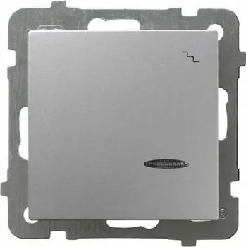 vypínač Schodišťový vypínač Ospel jednoduchý klasický pod omítku šedý