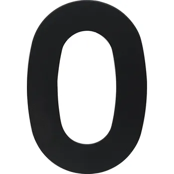 RICHTER CZECH Nerezová číslice Richter RN.120L.CE černá číslo: 0