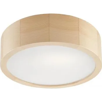 Stropní svítidlo NATURAL 1xE27/60W/230V pr. 27 cm borovice