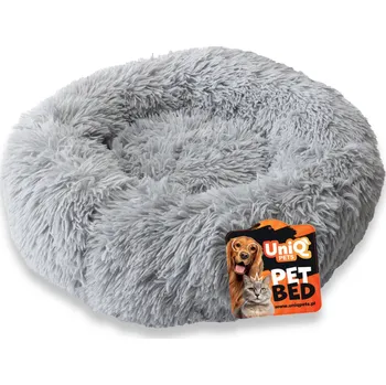 Pelíšek pro psa Pelech pro psy FLUFFY CLOUD - šedý Vyberte velikost: M