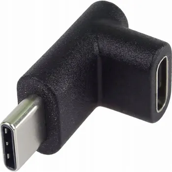 Datový kabel Adaptér Přechodka Úhlová 90° USB typ-C USB-C - USB-C PREMIUMCORD